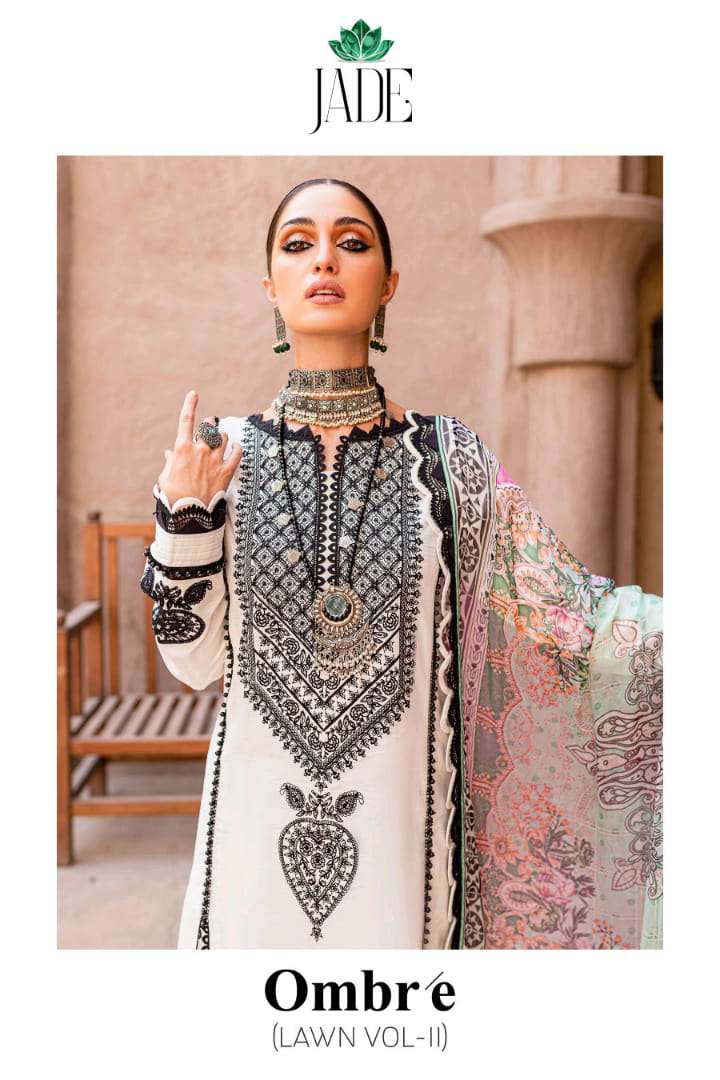 Jade Ombre by Firdous Luxury Lawn vol 2